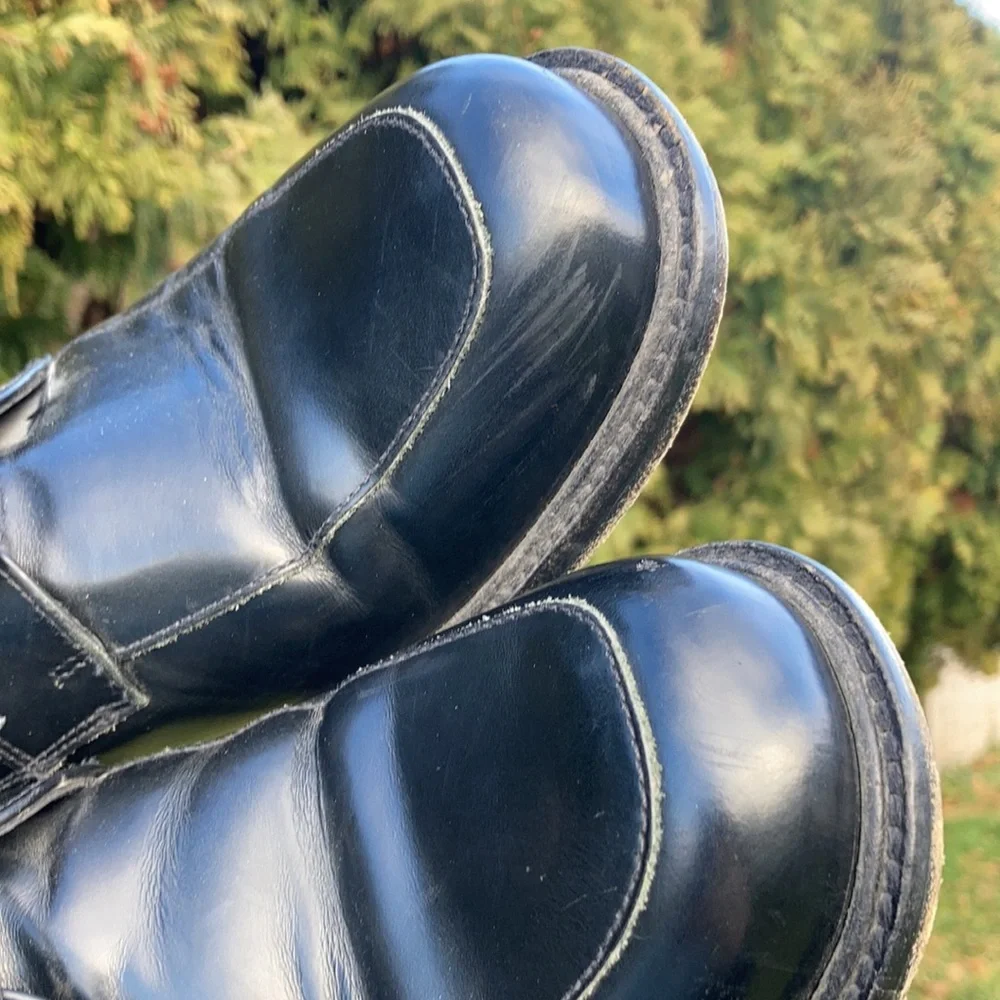 Nettleton Couture Collection Men’s Black Leather Dress Shoes Size 8 - Picture 7 of 10